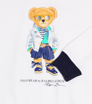 Polo Bear cotton-blend fleece hoodie | Polo Ralph Lauren Kids