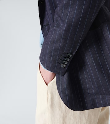 Cashmere, silk, and linen tuxedo jacket | Kiton