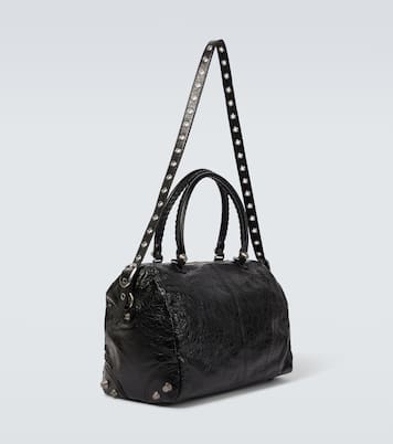 Le Cagole leather duffel bag | Balenciaga