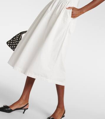 White Label Malia棉质府绸中长连衣裙 | Proenza Schouler