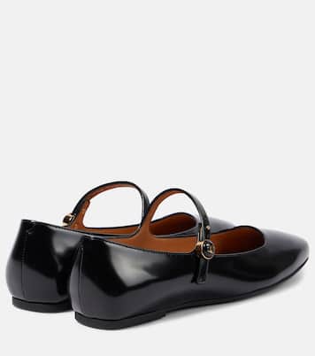 Polished leather Mary Jane flats | Tod's