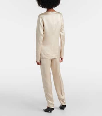 Top aus Satin | Toteme