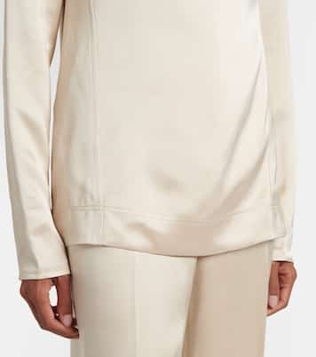 Top aus Satin | Toteme