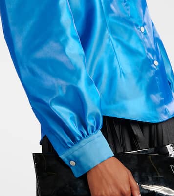 Bluse aus Satin | Noir Kei Ninomiya