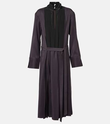 Robe midi en laine et soie | Joseph