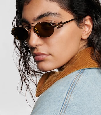 Ovale Sonnenbrille | Miu Miu