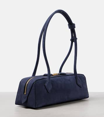 Le Teckel suede shoulder bag | Alaïa