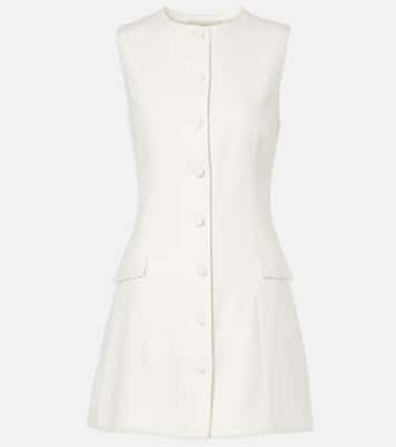 Vestido corto de sarga de lino | Faithfull