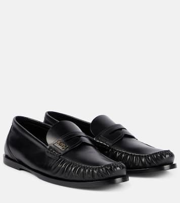 Laurent leather penny loafers | Saint Laurent