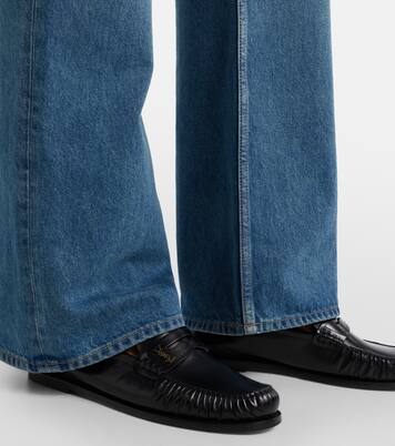 Laurent leather penny loafers | Saint Laurent