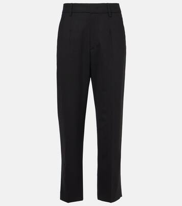 Pantalon droit en laine mélangée | Isabel Marant