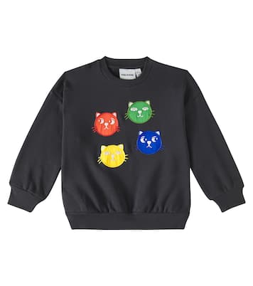 Felpa Cool Cats in cotone | Mini Rodini