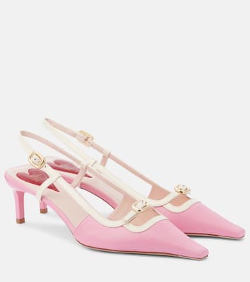 Slingback-Pumps Viv’ Canard aus Leder | Roger Vivier