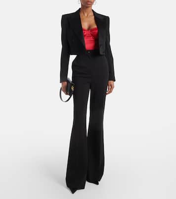 Silk-blend satin bodysuit | Dolce&Gabbana