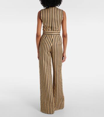 Palazzo-Hose Cestino aus einem Leinengemisch | Max Mara