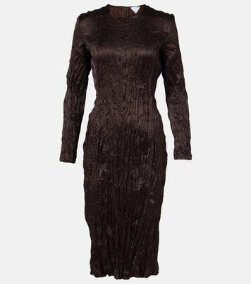 Satin midi dress | Bottega Veneta