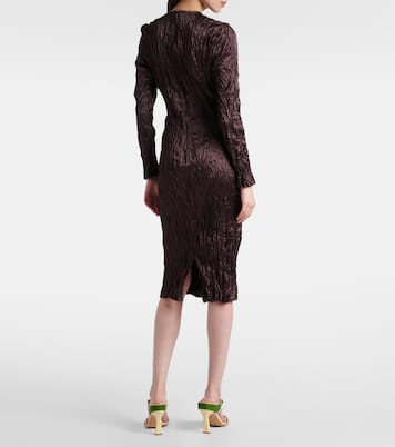 Satin midi dress | Bottega Veneta