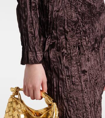 Satin midi dress | Bottega Veneta