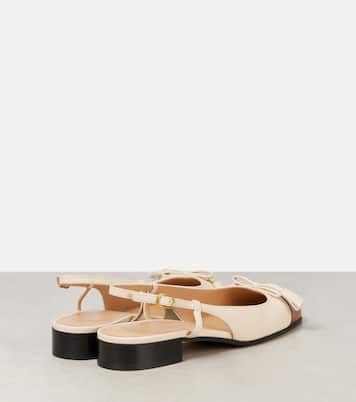 Slingback-Ballerinas Valet Du Roi aus Leder | Valentino Garavani
