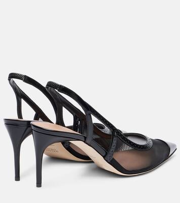 Escarpins slingback Aubrey 70 en résille | Malone Souliers