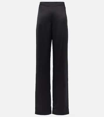 Pantaloni regular New Sahel in seta | Joseph