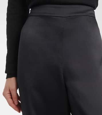 Pantaloni regular New Sahel in seta | Joseph