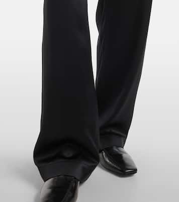 Pantaloni regular New Sahel in seta | Joseph