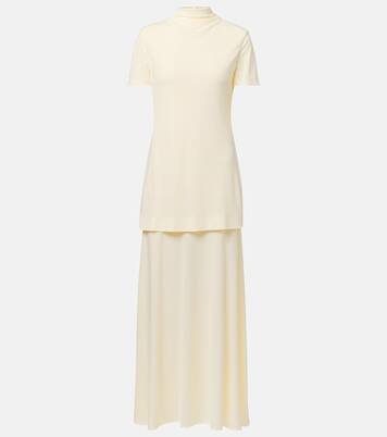 Maxikleid aus Crêpe | Jil Sander