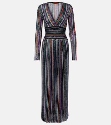 Robe longue rayée à sequins | Missoni