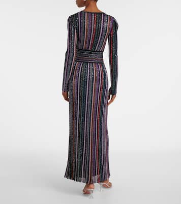 Robe longue rayée à sequins | Missoni