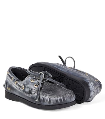 Segelschuhe Cruise aus Leder | Golden Goose Kids