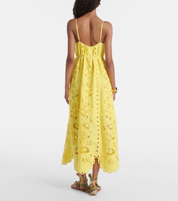 Maxikleid Richelieu aus einem Leinengemisch | Farm Rio