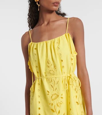 Maxikleid Richelieu aus einem Leinengemisch | Farm Rio