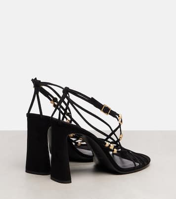 Verzierte Sandalen Felice 95 aus Veloursleder | Jimmy Choo