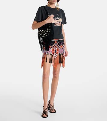 Verzierte Sandalen Felice 95 aus Veloursleder | Jimmy Choo