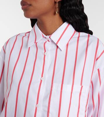 Lui striped cotton poplin shirt | The Frankie Shop