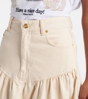 Maxirock aus Denim | Ganni