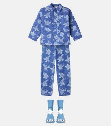 Printed denim jacket | Stella McCartney Kids