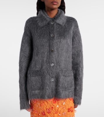 Cardigan aus einem Mohairgemisch | Gucci