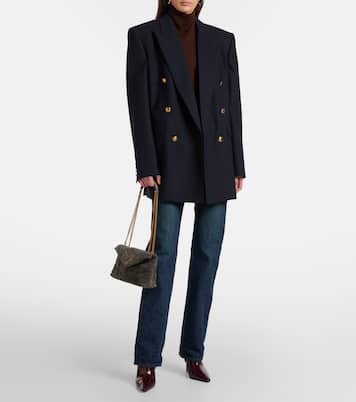 Schultertasche Puffer Toy aus Veloursleder | Saint Laurent