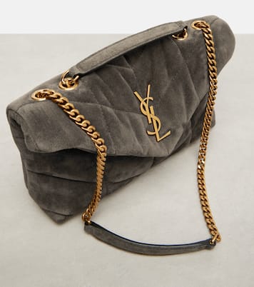 Schultertasche Puffer Toy aus Veloursleder | Saint Laurent