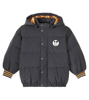 Patch-appliqué puffer jacket | Mini Rodini