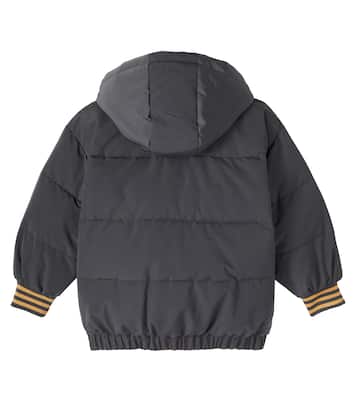 Patch-appliqué puffer jacket | Mini Rodini