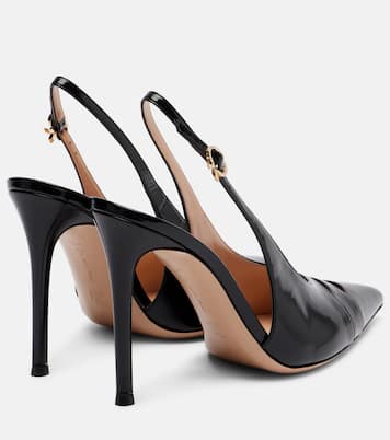 Patent leather slingback pumps | Gianvito Rossi