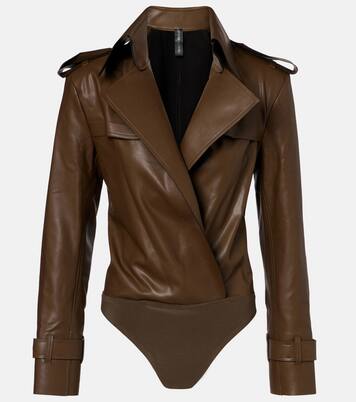 Double-breasted bodysuit | Norma Kamali