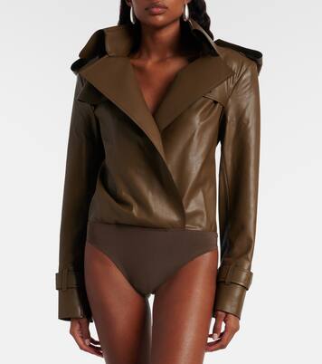 Double-breasted bodysuit | Norma Kamali