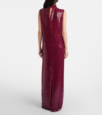 Robe longue Miami à sequins | Taller Marmo