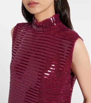 Robe longue Miami à sequins | Taller Marmo