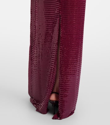 Robe longue Miami à sequins | Taller Marmo