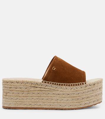 Suede espadrille sandals | Gianvito Rossi